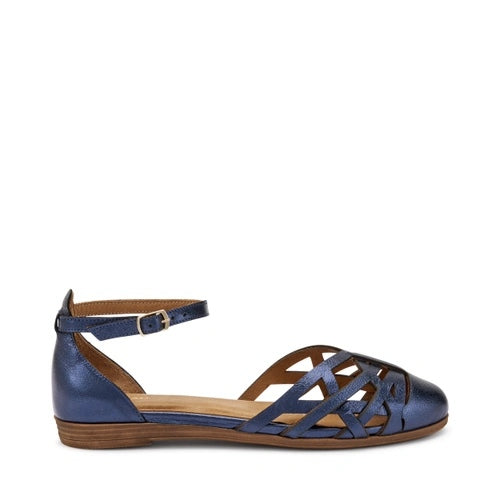 Frau - 03X5 - Ballerina laminata blu