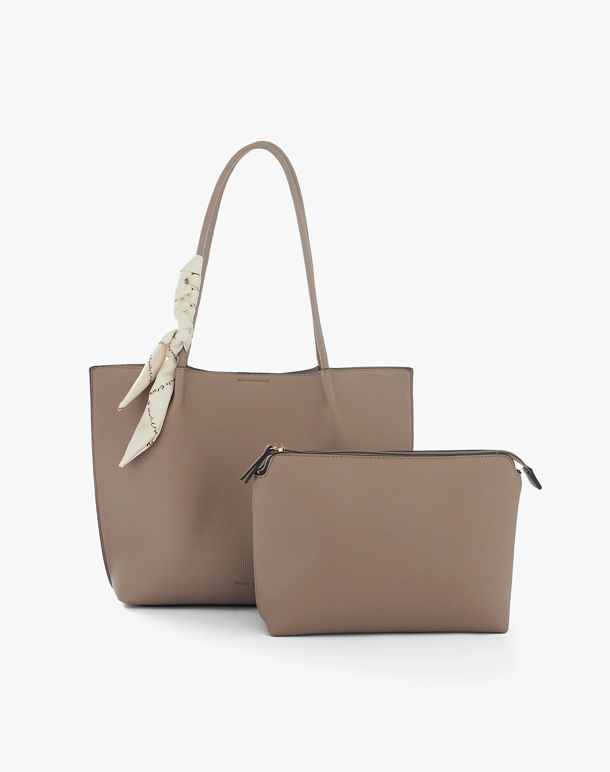 Manila Grace - Shopper stone con foulard