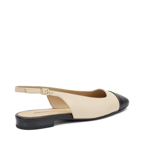 Frau - 91P1 - Slingback con punta a contrasto