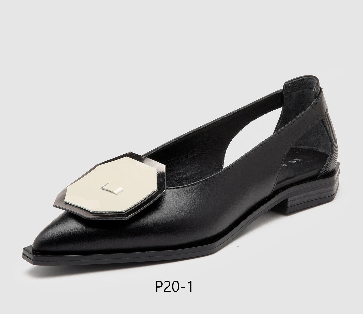 Le Bohémien - P20-1 - Scarpa flat nera