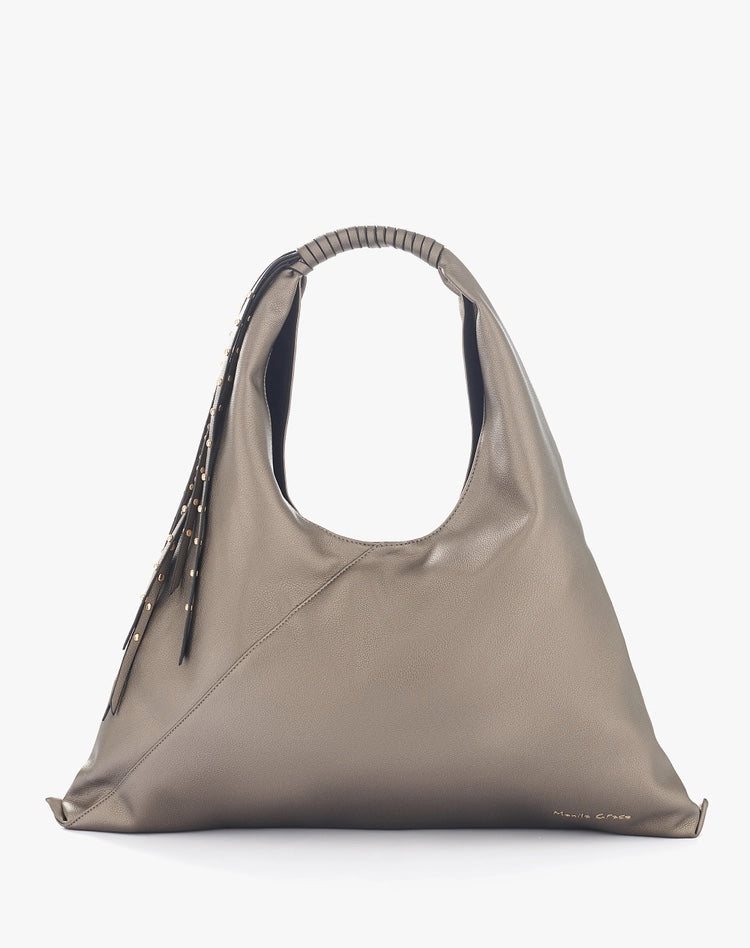 Manila Grace - Sac Bag con frange metal