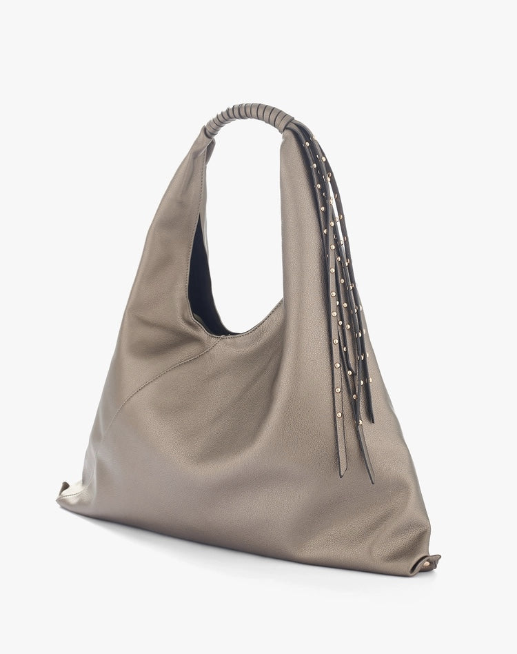 Manila Grace - Sac Bag con frange metal