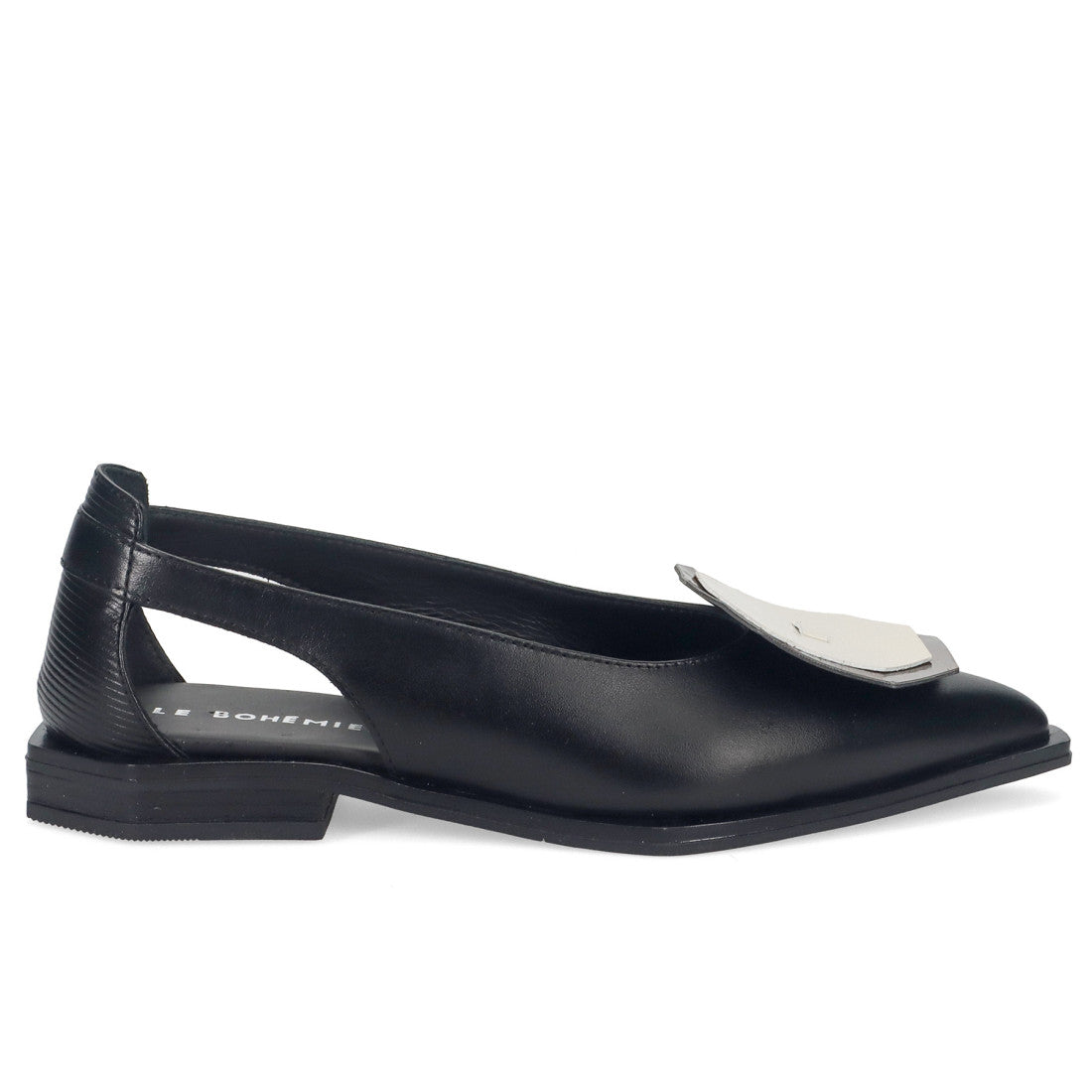 Le Bohémien P20-1 Scarpa flat nera - Main Image