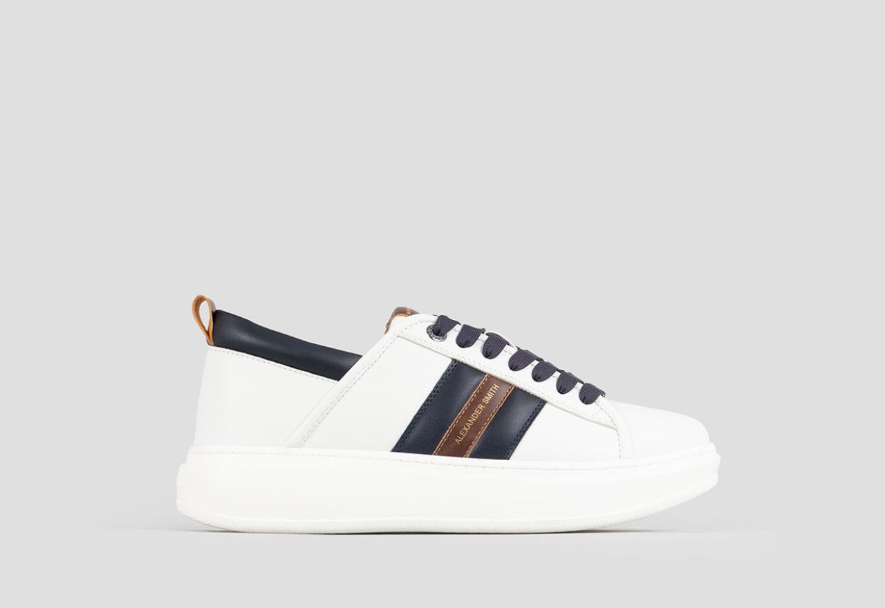 Alexander Smith - Eco-Wembley White Blu Cognac