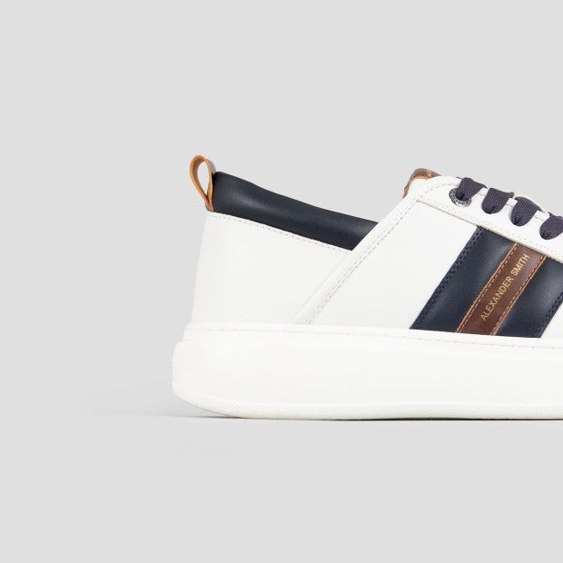 Alexander Smith - Eco-Wembley White Blu Cognac
