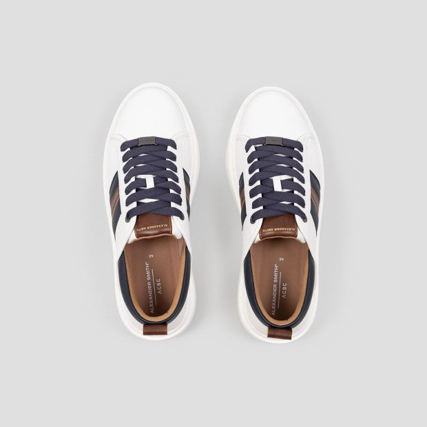 Alexander Smith - Eco-Wembley White Blu Cognac