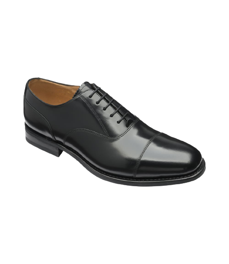 Loake - 300 - Black Polished Oxford