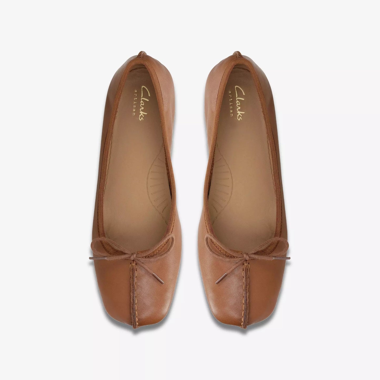 Clarks - Ballerina cuoio