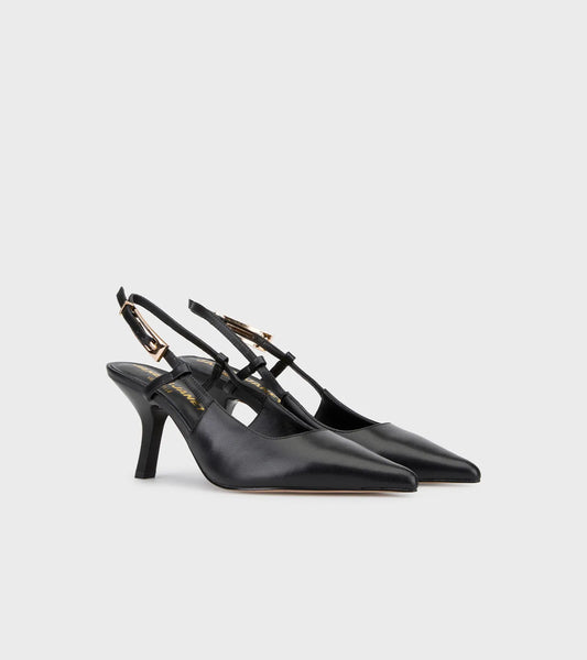 Janet&Janet - Slingback nera