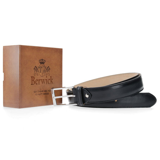Berwick 1707 - Cintura box calf nero