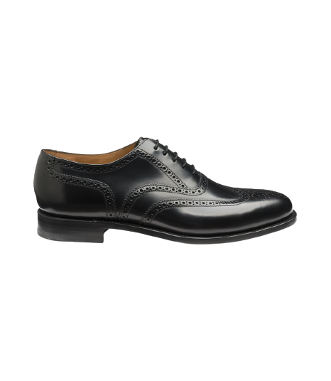 Loake - 202 - Black Polished Brogue