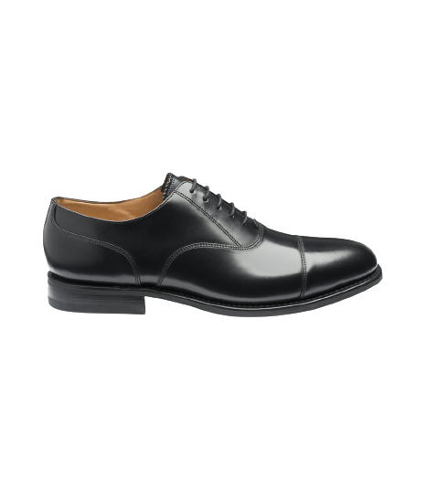 Loake - 300 - Black Polished Oxford