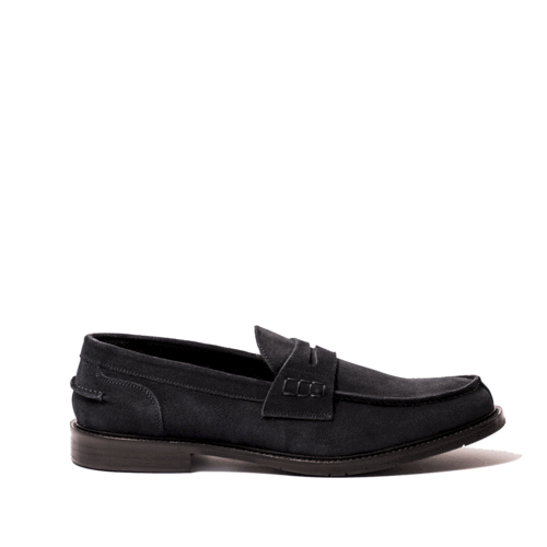 Nicol Sadler - Mocassino blu mezza gomma