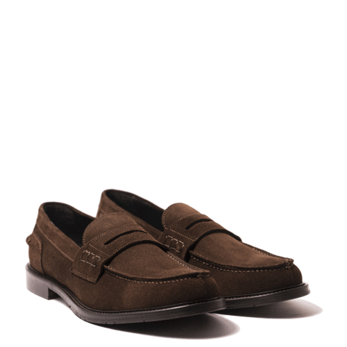 Nicol Sadler - Mocassino marrone mezza gomma
